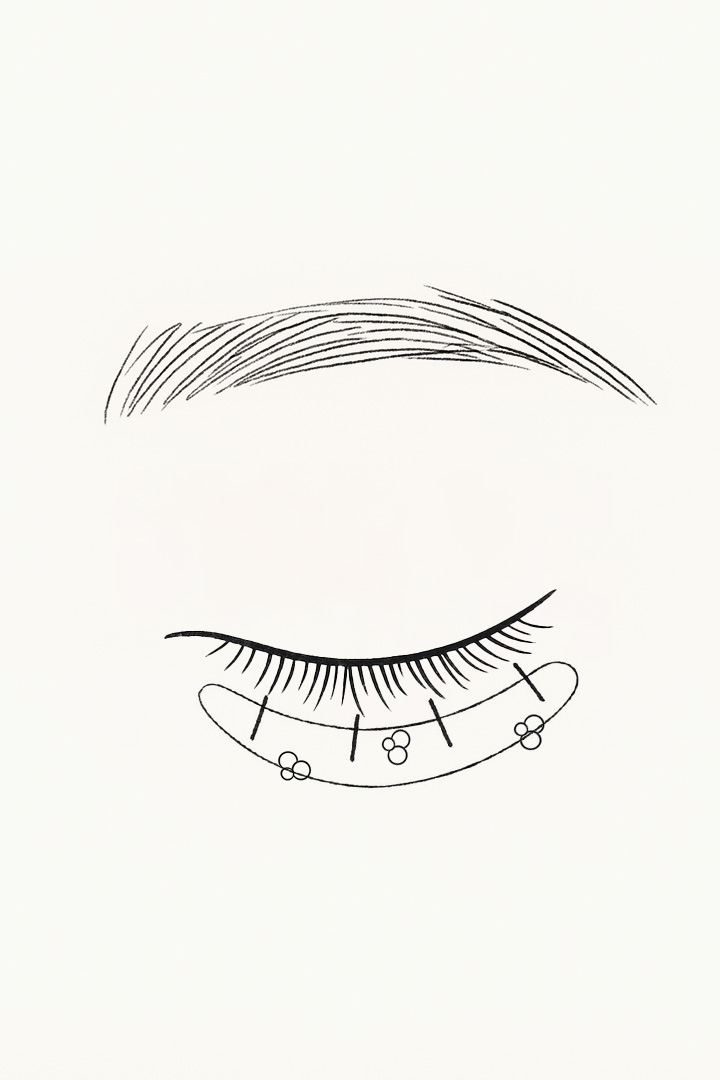 The protruding fat is[b] repositioned.